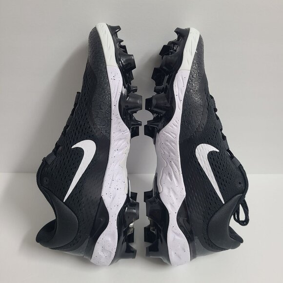 NEW Nike Alpha Huarache Elite 4 Low MCS Baseball Cleats FD6221-003 Size 12 Black main image 7